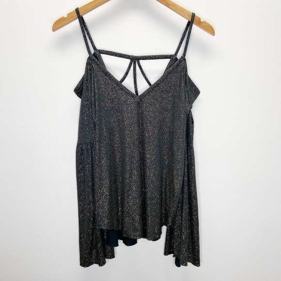 Chaser Glitter Flounce Top Bell Sleeves Sz S - Picture 3 of 11